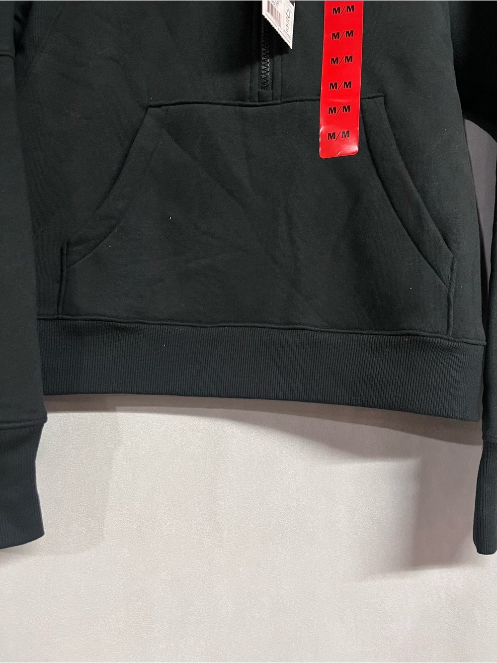 NWT Lole Women's Black Half-Zip Pullover Hoodie Sweater - Picture 4 of 5